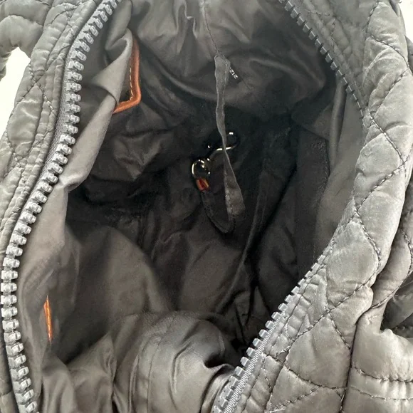 MZ Wallace Women's Quilted Gray Sutton Deluxe Crossbody Bag - Picture 13 of 15